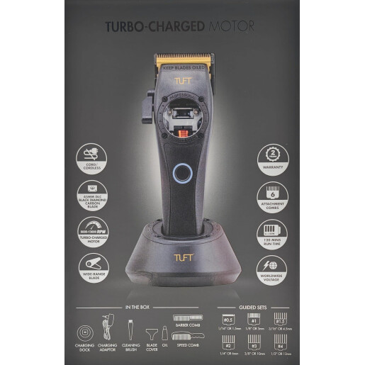 TUFT 2882 PRO VECTOR MOTOR CLIPPER 13.000 RPM