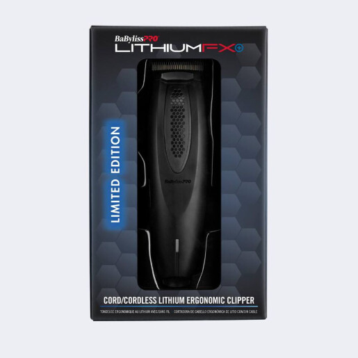 BABYLISS FX CLIPPER LI ERGONOMIC PLUS MATTE BLACK SUA