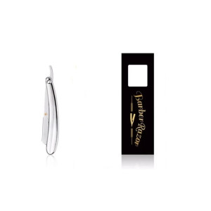 BRICI BARBER RAZOR - SILVER